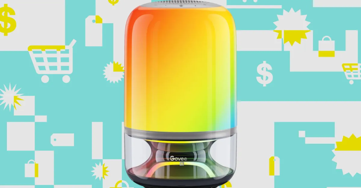 Die farbenfrohe, auf JBL abgestimmte Lamp Pro 2 von Govee entspricht ihrem bisher besten Preis